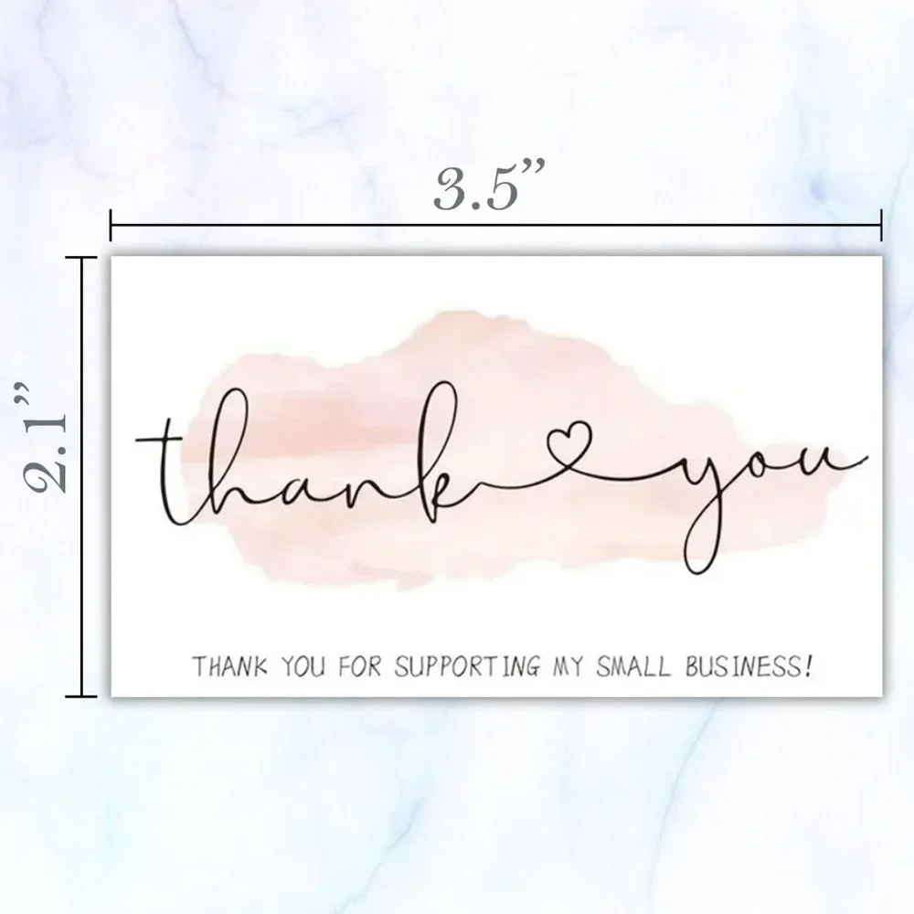 60 Pcs. Thank you Cards